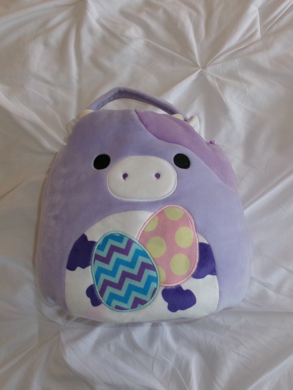 Squishmallows Lavender Plush Backpack